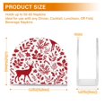 thumbnail image 3 of 2 Pieces Napkin Holder Table Napkin Holder Kitchen Napkin Holder Acrylic Napkin Holder Restaurant Napkin Holder Fashionable and Durable Red Christmas Deer, 3 of 8