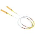 thumbnail image 2 of 1 Pair Badminton Racket Set Lightweight Training Racquets With Bag, 2 of 14