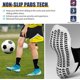 thumbnail image 4 of 2 pares de calcetines deportivos antideslizantes Nior para hombre, calcetines de fútbol transpirables, calcetines deportivos de compresión antiampollas, senderismo, trekking, baloncesto, 4 of 5