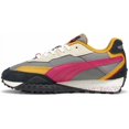 thumbnail image 2 of Authentic PU & MA Big Kids Blacktop Rider Lithium Sneakers Shoes ~ Gray/Pink/Yellow, 2 of 5