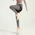 thumbnail image 6 of CAIXIA Women Skirted Full Length Leggings with Pockets,Tennis Skorts Skirts with Leggings Yoga Skorts, 6 of 7
