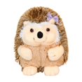 thumbnail image 2 of Muñeco de peluche de erizo, juguete de peluche suave decorativo para el hogar Lazo violeta, 2 of 9