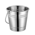 thumbnail image 2 of Large Bucket Stainless Steel Champagne Beers Bucket Wine Chiller With Handle Home Bar, 2 of 2