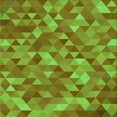 thumbnail image 1 of Ahgly Company Machine Washable Indoor Square Transitional Dark Yellow Green Area Rugs, 5' Square, 1 of 7