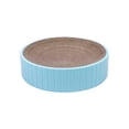 thumbnail image 1 of Almohadillas rascadoras redondas para gatos, cama de salón para dormir corrugada duradera, multifuncional Azul Yuyangstore Almohadillas para rascar gatos, 1 of 8