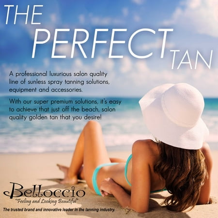 Quart Belloccio Simple Tan 10% DHA Med. Sunless Airbrush Spray Tanning Solution