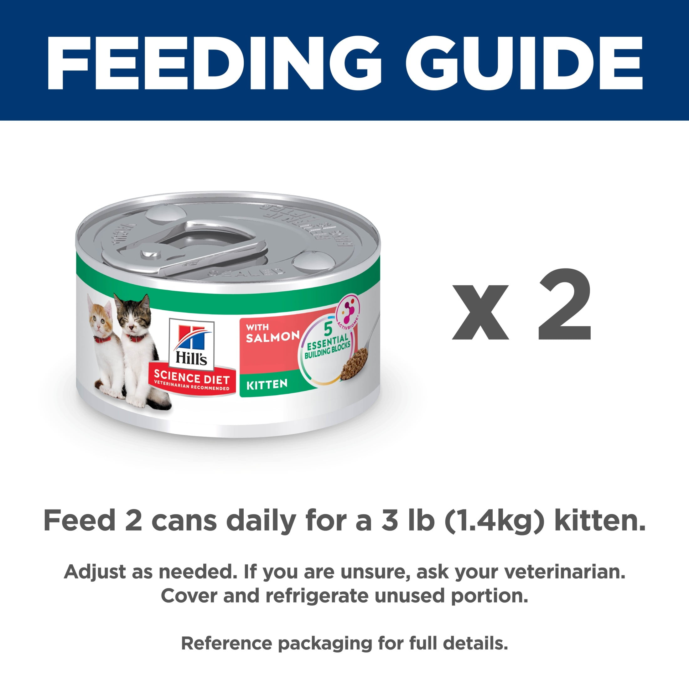 Hill's Science Diet Savory Salmon Wet Cat Food for Kittens, 2.9oz Can 24pk