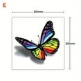 thumbnail image 1 of 3D Tattoo Sticker, Y2k Style Colorful Butterfly Realistic Pattern, Waterproof Temporary Tattoos For Men And Women, 1 of 5