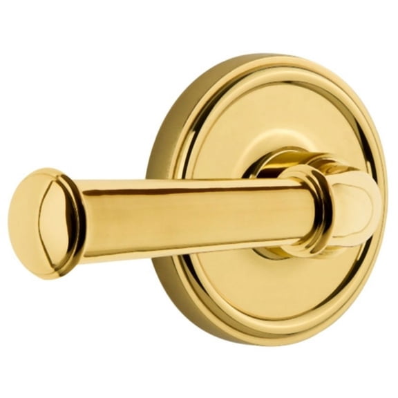 Grandeur Geogeo_Prv_238_Lh Georgetown Solid Brass Left Handed Privacy Set - Brass