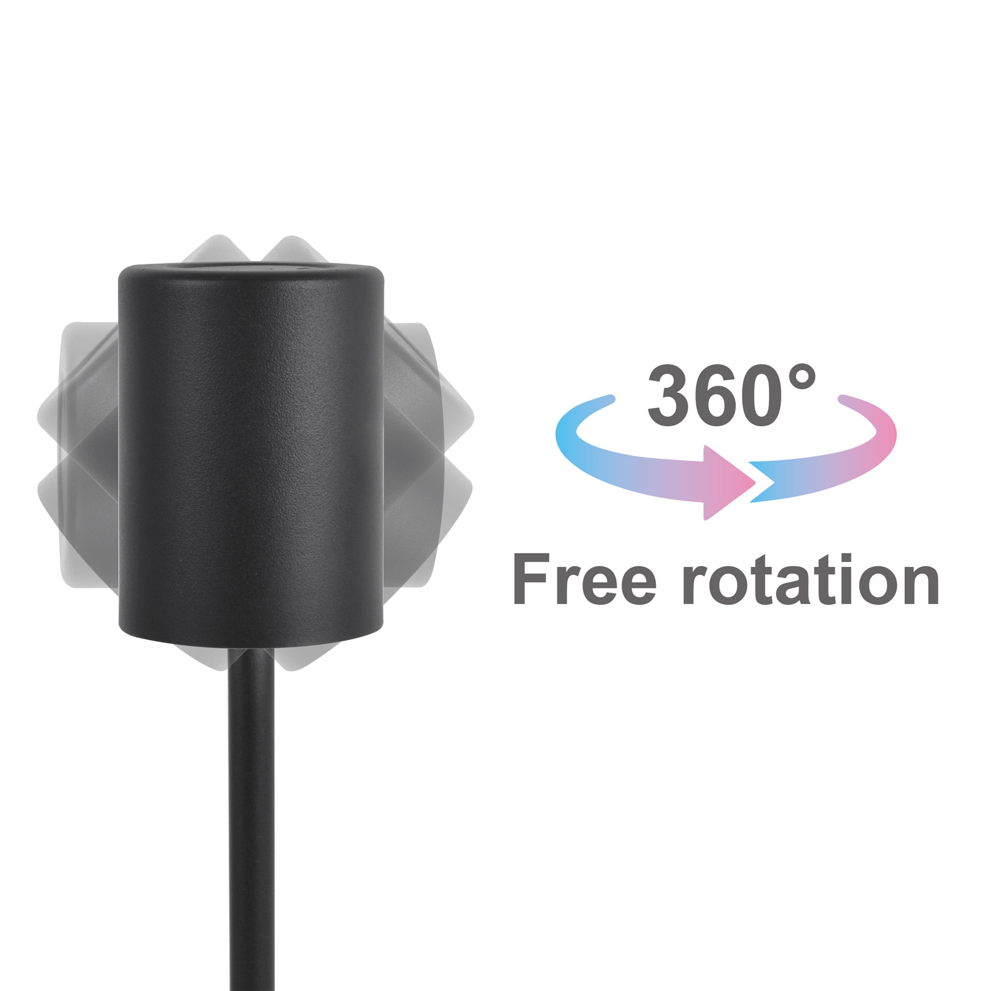 Mainstays LED Modern Style 15.75" Dimmable Rechargeable Touch Sensor Desk Lamp, Any Decor Style