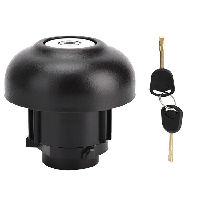CUITING Bouchon Verrouillable Noir pour Réservoir de Carburant Ford Transit 2006-2019 Facile à Installer 2 Clés