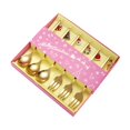 thumbnail image 1 of yuksok Cuillères de Noël Fourchettes Ensemble Multi-Usage Cuillères à Dessert en Acier Inoxydable Fourchettes pour Or, 1 of 9