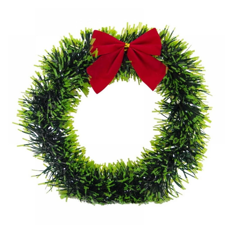 3Pcs Artificial Green Wreath 6