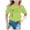 Light Green, variant on Toddler Shirts Girls 5t Cartoon Print Crew Neck Back To School Shirt Cotton Tee Tops Preppy Girls' Tops, Tees & Blouses, 2-4 Years, Pink