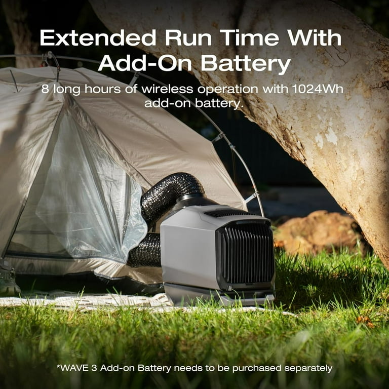EF EcoFlow WAVE 3 Portable AC, 1800W Cooling, 2000W Heating