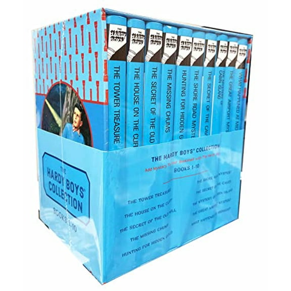 Pre-Owned Hardy Boys Books 1-10 The Hardy Boys Mystery Collection Box Set, 9780593089804, 0593089804, Hardcover,