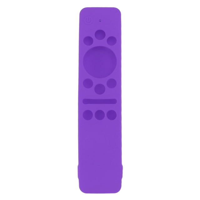 M Buder Estuche Protector Morado para Control Inteligente Samsung Smart TV Material Suave Absorción de Impactos con Correa Incluida Antideslizante
