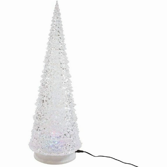 Kurt S. Adler 22-Inch Acrylic LED Tree with Projector Table Piece, Multi