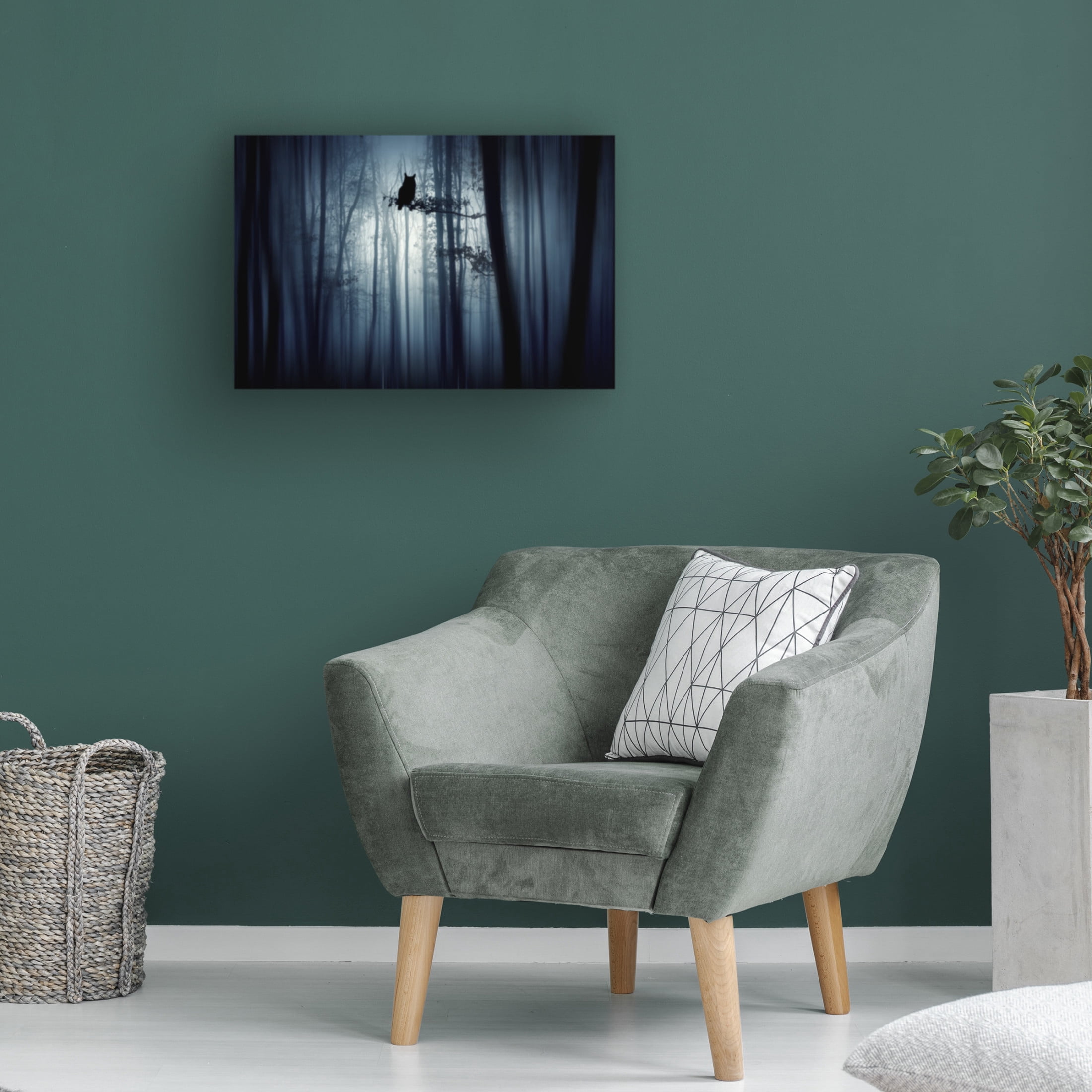 Canvas Wall Art - Eros Erika 'In The Forest' Wall Art for Living Room, Bedroom, or Office Décor by Trademark Fine Art - 47 x 30 Inches