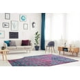 thumbnail image 2 of Ladole Rugs Pink Turquoise Blue Indoor Outdoor Area Rug Mat Carpet Runner for Living Bed room Entry way Patio Small Medium Large Long Non Slip Skid Size 3x5. 4x6, 5 x 8, 7 x 10, 9 by 12, 11 feet ft, 2 of 4