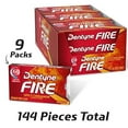 thumbnail image 3 of Dentyne Fire Spicy Cinnamon .. .. Sugar Free Gum, .. Pack .. of 9 .. (144 Total .. Pieces) .., 3 of 3