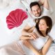 thumbnail image 5 of Almohada con forma de concha: algodón PP/lavable, temática marina/decorativa, para sofá/dormitorio/coche, 5 of 5