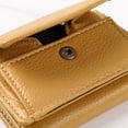 thumbnail image 3 of Jumpingount Cartera de cuero para mujer, diseño Simple, monedero plegable para cambio de dinero, para fiesta de viaje, tarjetero de crédito y Carteras Caqui, 3 of 6