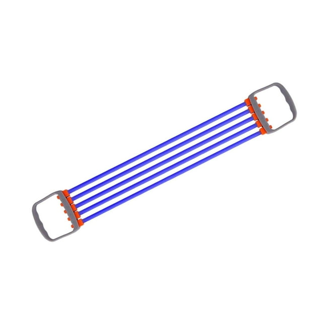 kurtrusly 30-150lbs Poitrine Expandeur Rallye Sangle Élastique Corde Pied Jambe Résistance Bande Bleu Profond