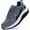 GrayBlack, variant on Men's Shoes Walking Arch Support Orthotic Sneakers Plantar Fasciitis Wide Tennis Shoes for Heel and Foot Pain Relief
