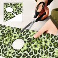 thumbnail image 6 of Yayeee Faucet Mat for Kitchen Sink 14.7" Diatomite Long Splash Guard Pad, Green Floral Leopard Pattern, 2 Pack, 6 of 7