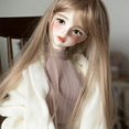 thumbnail image 1 of BJD/SD346Loli Perruque Poupée Fille Frange Cheveux Longs Accessoires Poupée Perruque Cheveux Ondulés Bouclés, 1 of 5