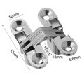 thumbnail image 4 of Bisagra oculta bisagra de mesa oculta invisible casa engrosada de aleación de zinc para puerta Famliy Friends ANGGREK Otros, 4 of 8