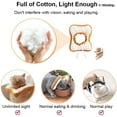 thumbnail image 3 of Adjustable Cat E-Collar, Cute Toast Neck Cone After Surgery, Wound Healing Protective Cone Bread Surgery Recovery Elizabethan Collars, Soft Edge for Kitten and Cats, 3 of 5