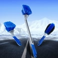 thumbnail image 3 of LABSERRON 3Pcs Blue Car Brush Kit PVC PP Gap Cleaning Tool for Wheels Rims Spokes, 3 of 8