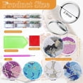 thumbnail image 4 of DIY diamante pintura maquillaje espejo arte artesanía conjunto cristal diamante espejo para niña Hugtrwg Para estrenar, 4 of 9