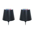 thumbnail image 1 of Lámpara LED para Botella Vino Mesa Táctil Recargable Regulable (RGB) Negra, 1 of 4