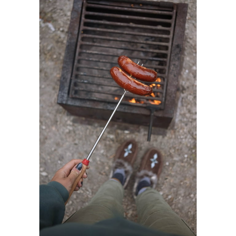 Coghlan's Telescoping Roasting Fork Extendable Chrome-Plated Steel