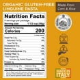 thumbnail image 2 of Morelli Organic Gluten Free Linguine Pasta - Wheat Free Pasta Made With Corn - Vegan Corn Noodles, Gluten Free Pasta, Imported Organic Pasta from Italy, Italian Gourmet Food - 8.8 oz (Pack of 1), 2 of 6