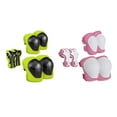 thumbnail image 1 of Almencla Protection pour Enfants Garde Trottinette Cyclisme Vélo Vert Rose, 1 of 8