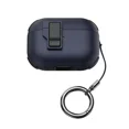thumbnail image 1 of GadgetCom Étui de Remplacement Compatible avec Apple AirPods Pro 1 2, Étui de Protection TPU PC à Ouverture Instantanée avec Verrou Sécurisé et Courroie, 1 of 2