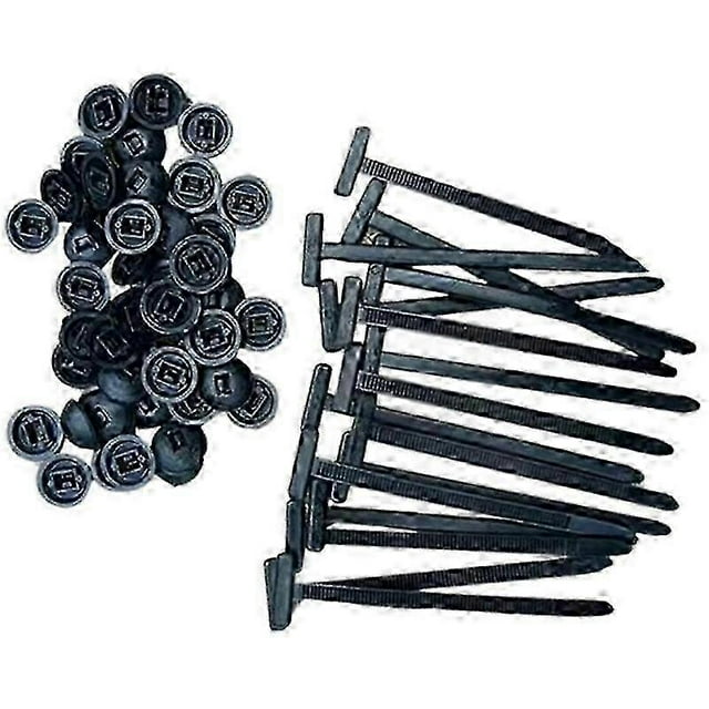 Nylon Universal Cable Tie Buckle,10-100 PCS Pin and Button Zip Ties Self-Locking
