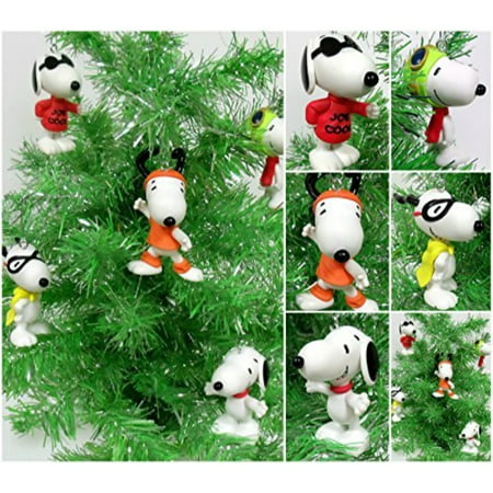 Peanuts Charlie Brown 5 Piece Snoopy Christmas Tree Ornament Set