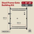 thumbnail image 3 of Adjust-A-Gate Gate Building Kit, 60"-96" w/  Gate Building Kit, 36"-60", 3 of 13