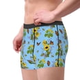 thumbnail image 2 of Pofeuu Sunflowers And Bees Print Men’s Boxer Briefs, Moisture-Wicking Underwear, Regular,Trunk-Medium, 2 of 5