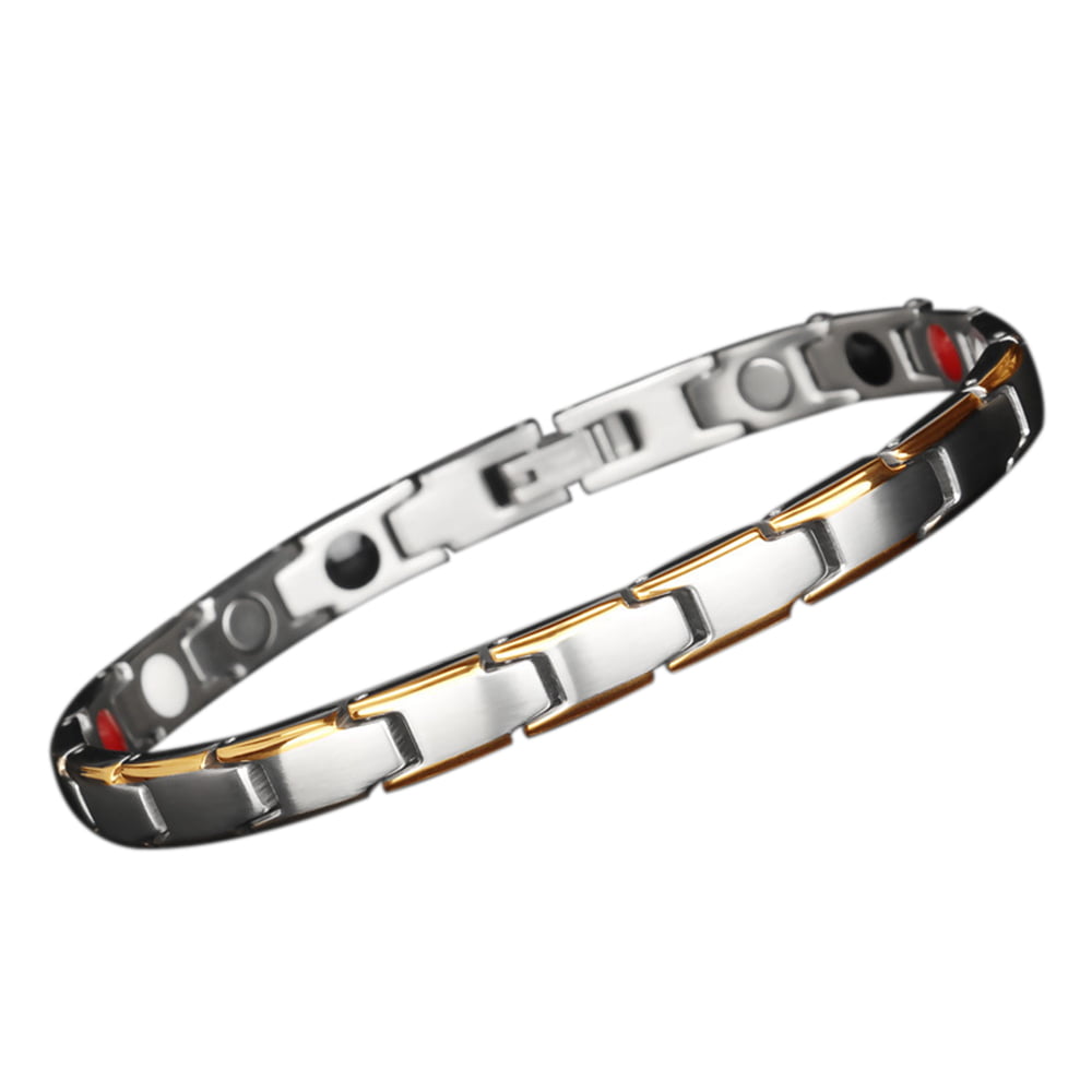 Couples Men's Women's Stainless Steel Rainbow Bracelet Chain Gift Unique Design