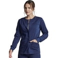 thumbnail image 6 of Dickies Balance Warm Up Scrubs Jacket For Women Snap Front DK380, 6 of 7