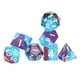 thumbnail image 5 of Juego de dados poliédricos de 7 Uds., dados de resina con bordes afilados con hermosas inclusiones para juegos de rol de mesa, 5 of 9