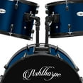 thumbnail image 5 of Ashthorpe 5-Piece Complete Full Size Adult Drum Set with Remo Batter Drumheads - Blue, 5 of 8