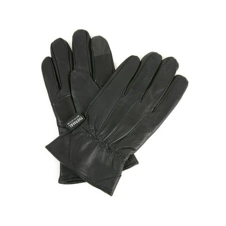 Ladies Leather Driving Gloves - Alpine Swiss Mens Touch Screen Gloves Leather Thermal Lined Phone Texting Gloves