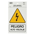 thumbnail image 1 of Letrero Peligro Alto Voltaje Hyko Amarillo 12.7X17.7Cm, 1 of 3